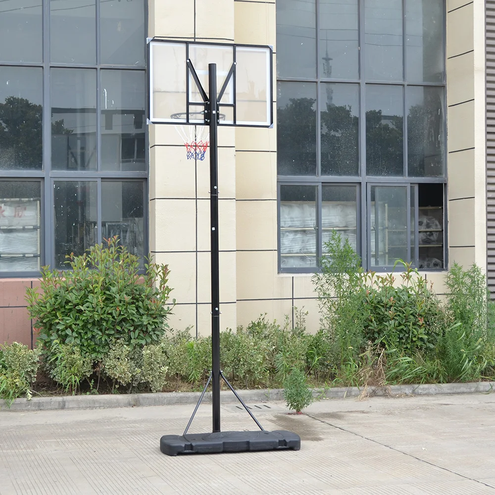 แป้นบาสเก็ตบอลแบบพกพาสำหรับผู้ใหญ่ ลดราคาพิเศษ ขนาด 1.35-3.05 เมตร พร้อมแป้นและตาข่าย สำหรับสนามกลางแจ้ง
