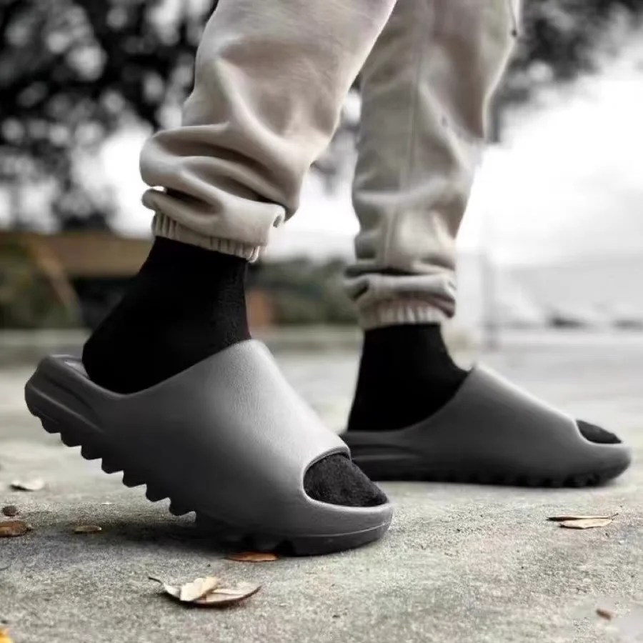 

Шлепанцы-сабо из ЭВА с толстой подошвой, летние модные пляжные тапочки для мужчин и женщин, мягкие сандалии-слайды