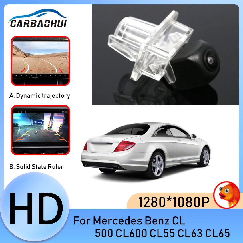 

Car CCD HD Night Vision Backup Rear View Camera Waterproof Parking Assistance For Mercedes Benz CL500 CL600 CL55 CL63 CL65