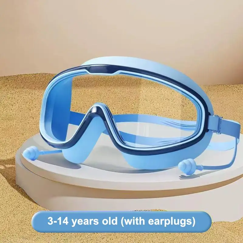 Colorful Kids Swimming Goggles Wide View Anti Fog Anti Leak Waterproof Glasses Children Water Sports Protection Gear view 2