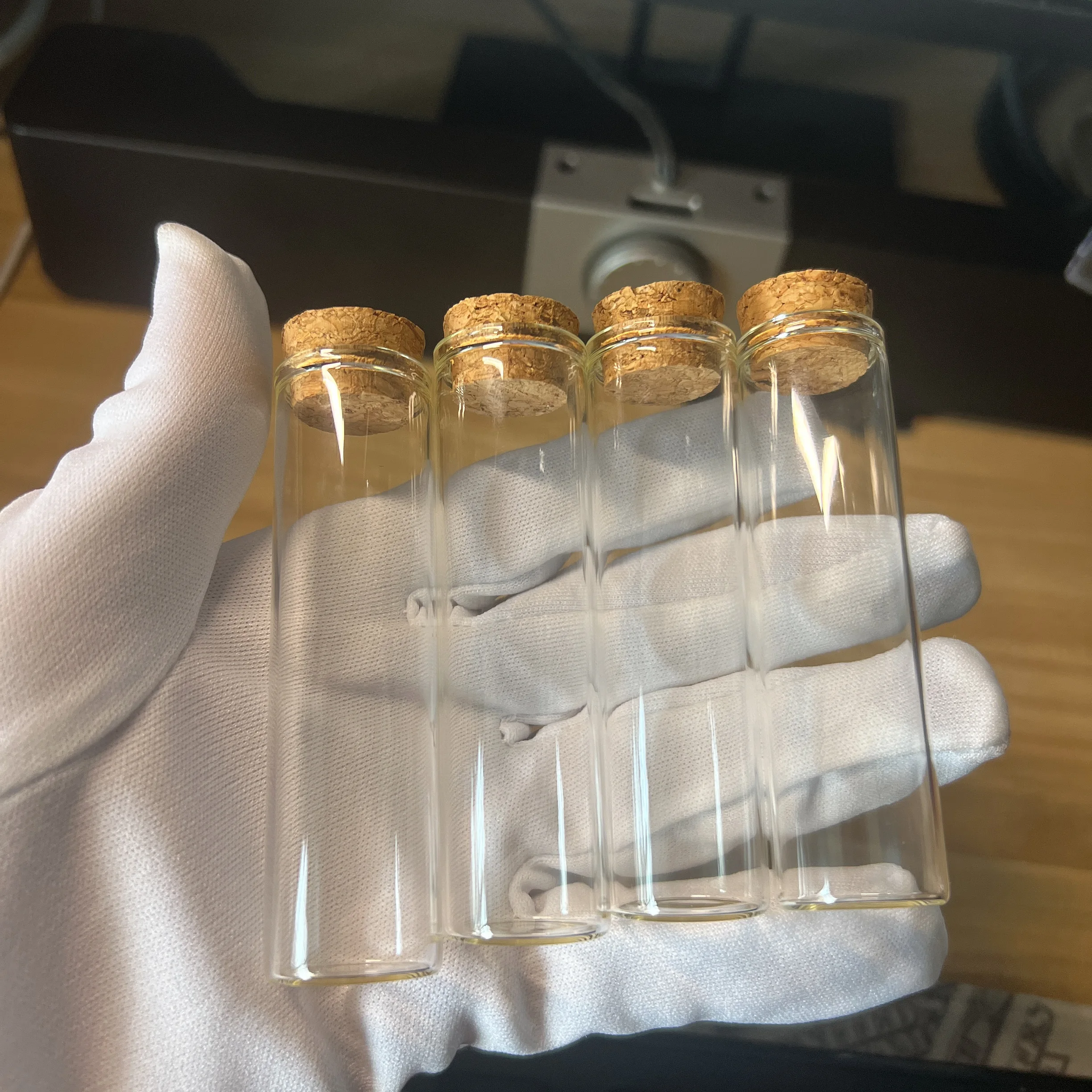 18/24/50 PCS 20ml Glass Bottles Cork 17×22×80mm Glass Jars Test Tube Weddings DIY Crafts Christmas Wishing Tiny Dragees Vials - view 2