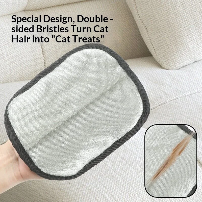 Pet Hair Remover Glove Reusable Static Lint Remover Mitt for Dog Cat Fur Removal Cleaning Brush for Clothes Sofa Furniture