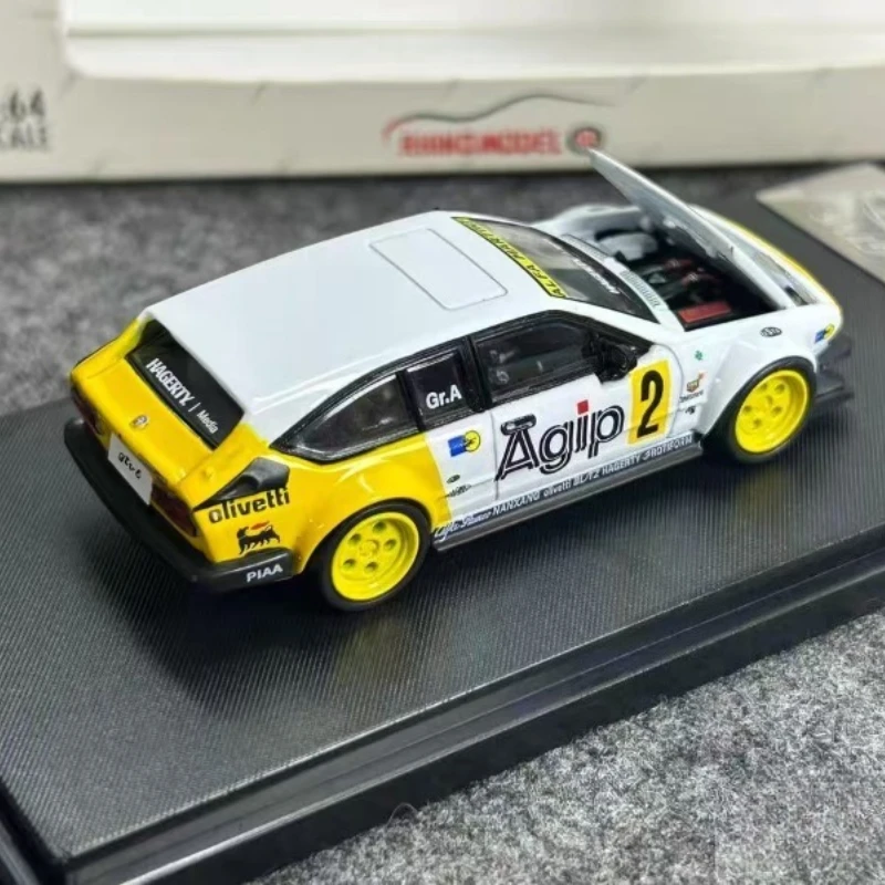 RM 1/64 Alfa Romeo GTV6 Legierung Kraftfahrzeug Druckguss Modelle Auto Spielzeug Sammlung Jungen Weihnachtsgeschenke
