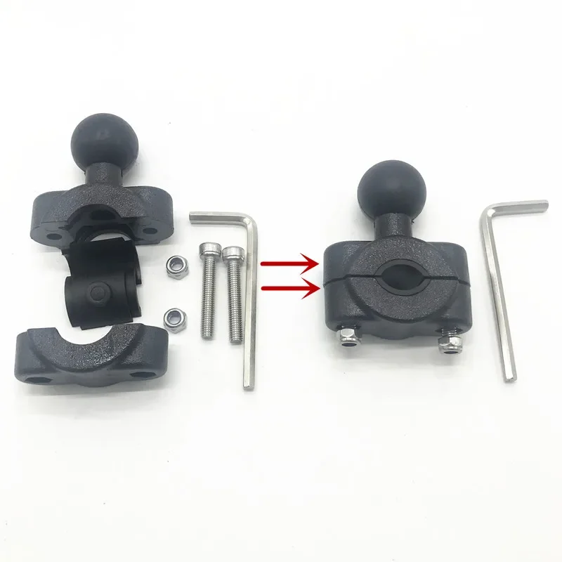 1 "الكرة قاعدة سبائك الألومنيوم سوبر الصلبة صالح لل 0.87"/1 "/1.26" قطر المقاود متوافق مع رام يتصاعد