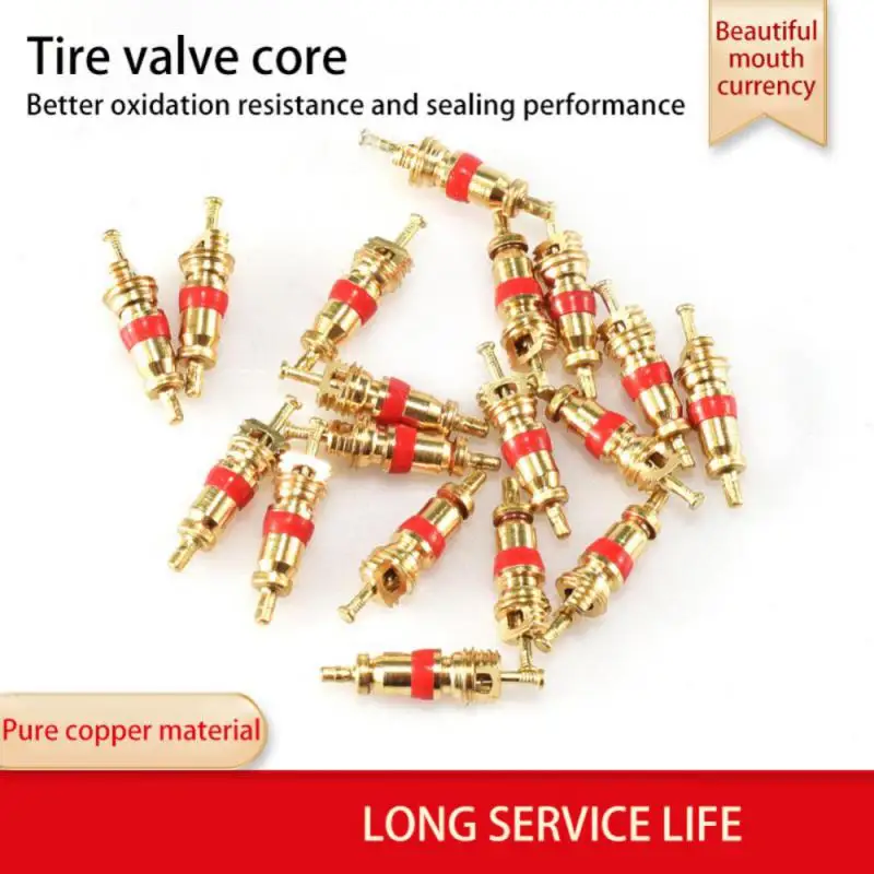 Tire Valve Core - American/US Valve Stems Core for Most Automotive,RV,ATV & Air Conditioning, Tire Remover Replacement