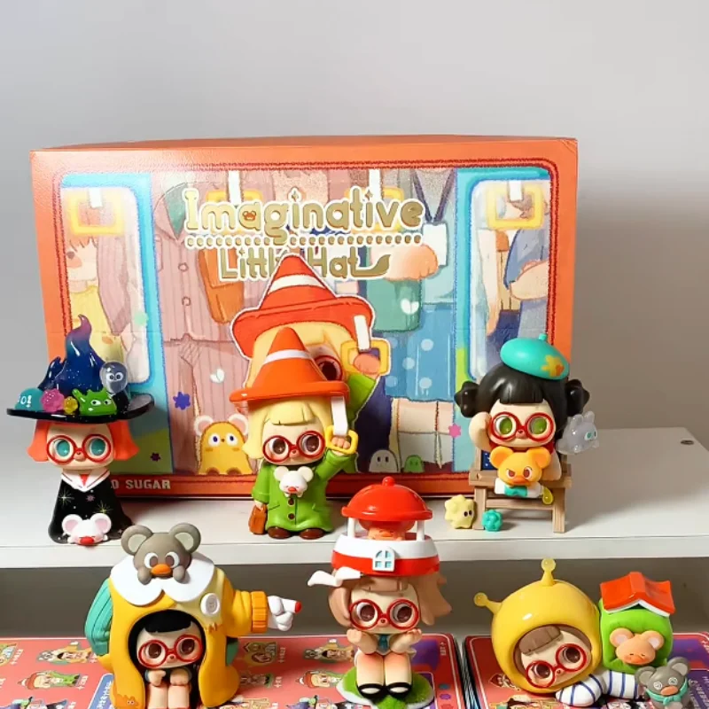 

Genuine Pepper Whimsical Little Hats First-Generation Blind Box Figurine Cute Decoration Doll Figurine Toy Gift Birthday Gifts