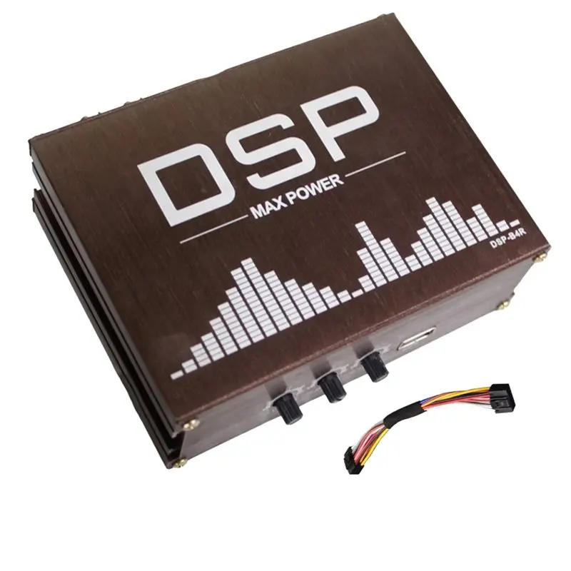 

Автомобильный DSP-усилитель звука SQPP-Car, 4x50 Вт, 4-канальный цифровой аудиопроцессор, управление через приложение