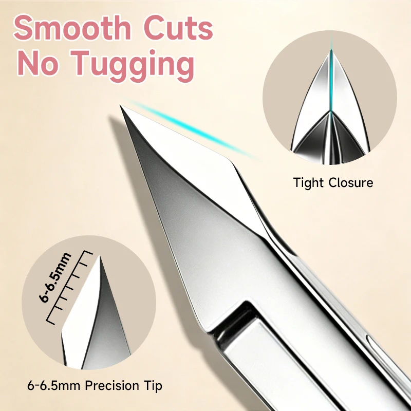 UR SUGAR Nail Cuticle Nipper Manicure Scissors Stainless Steel Upgraded Sharp Blade Dead Skin Remover Pusher Tool Trimmer