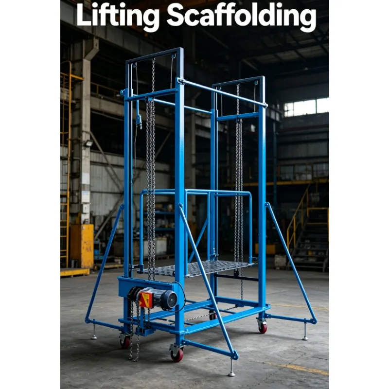 Hot Sale Electric Scaffold Lift Multiple Models Foldable Electric Scaffolding Lift Electric Scaffolding