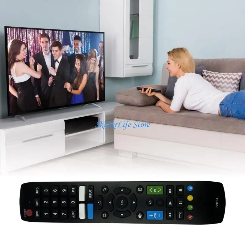 

E65E Remote Control RNF04 Ergonomic Grip Reduced Fatigue Shatter Resistant ABS Quick Battery Replacement System