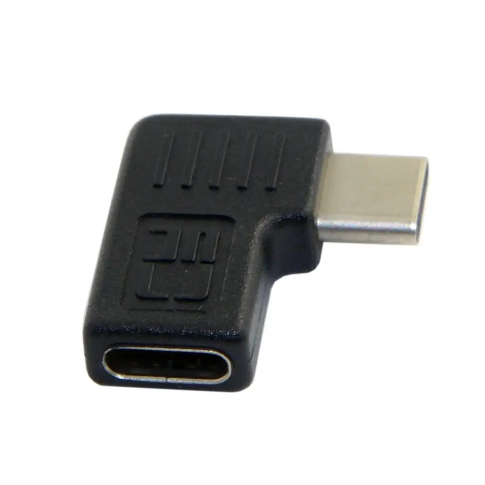 CY Cable 90 D Right & Left Angled USB 3.1 Male to Female Extension Adapter for Laptop