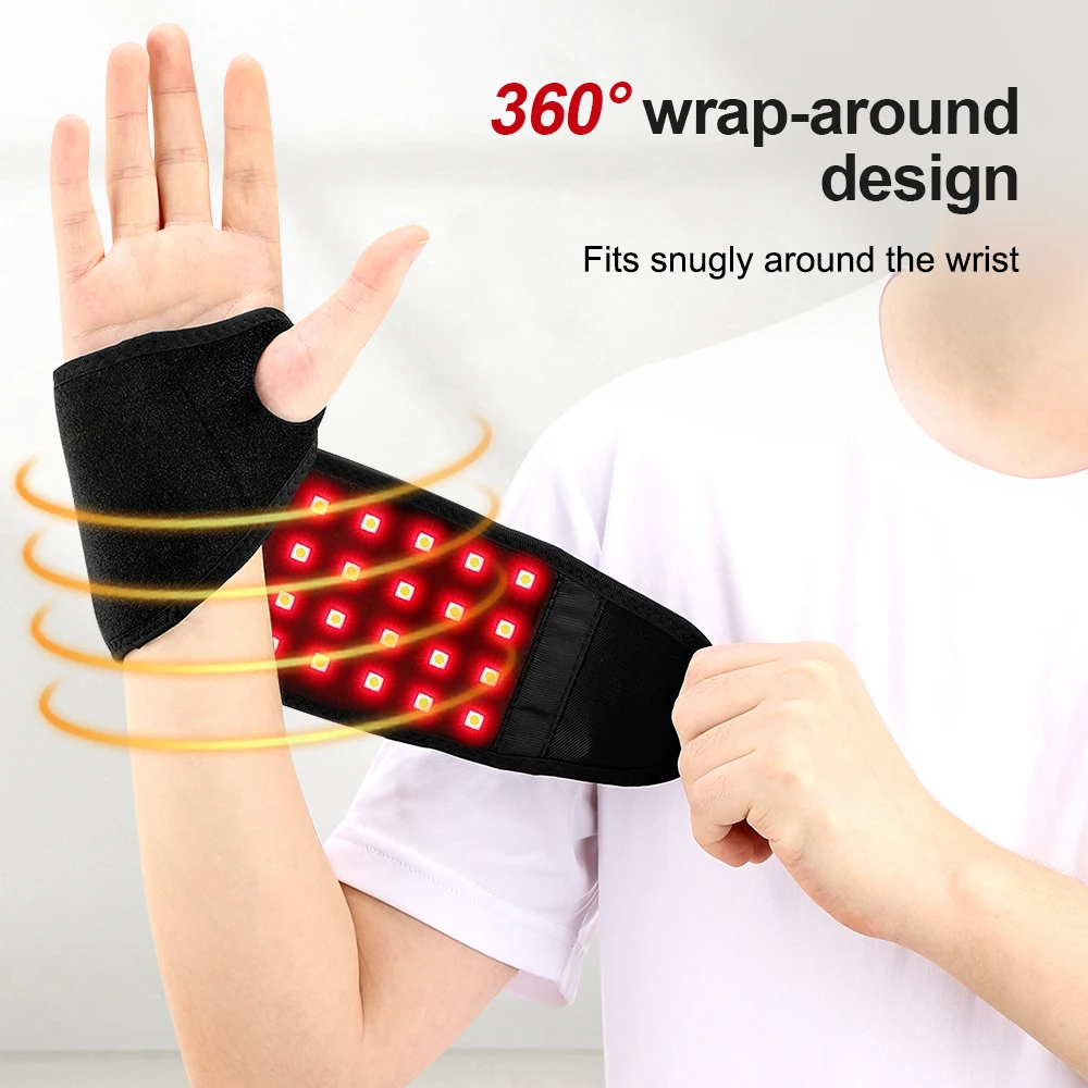 

Home Multifunctional 660 and 850nm Near Infrared Light Wrist Guard Health Care Wristband Beauty Device