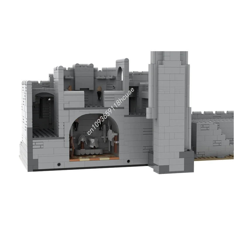 1952PCS MOC The Lords Of The Rings Helm's Deep GAMES Model Building Blocks Stacking Bricks Creative Toy Kid Gift Diy Educational