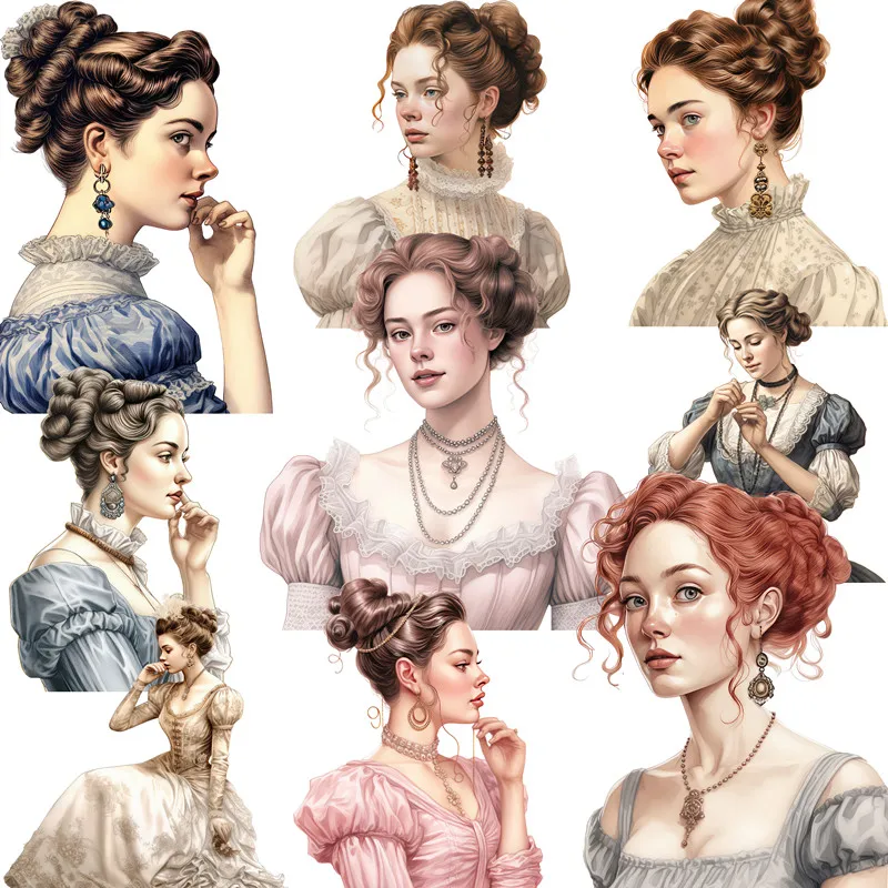 

20 шт./упаковка, декоративные стикеры в стиле ретро