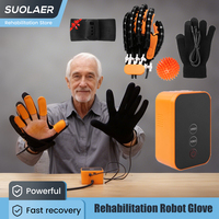 Rechargeable Rehabilitation Robot Gloves for Stroke Recovery Hemiplegia Finger Hand Function Therapy Gloves with Portable Belt