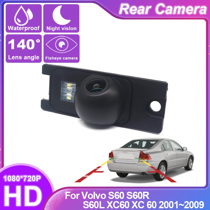 

RearView Reverse Camera HD Waterproof For Volvo S60 S60R S60L XC60 XC 60 2001~2007 2008 2009 Backup Parking Camera Waterproof