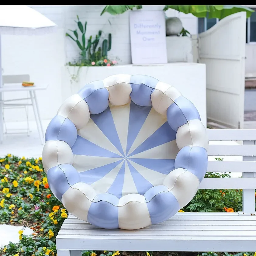 도넛 수영 반지 십대 어린이를위한 풍선 풀 플로트 수영 서클 아기 수영 튜브 물 놀이 수영장