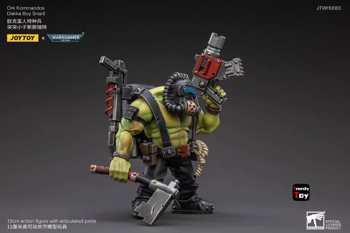 【JOYTOY】ウォーハンマー 40K オーク コマンドス ダッカボーイ スナリット 1/18 アクションフィギュア おもちゃ