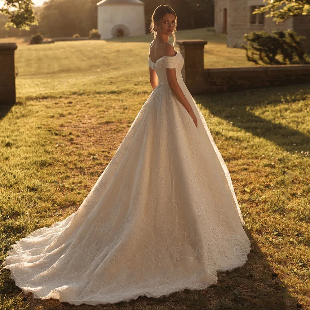 Charming Strapless Wedding Dresses for Ladies Elegant A Line Bridal Gowns Exquisite Vestidos De Novia 2025 New Summer