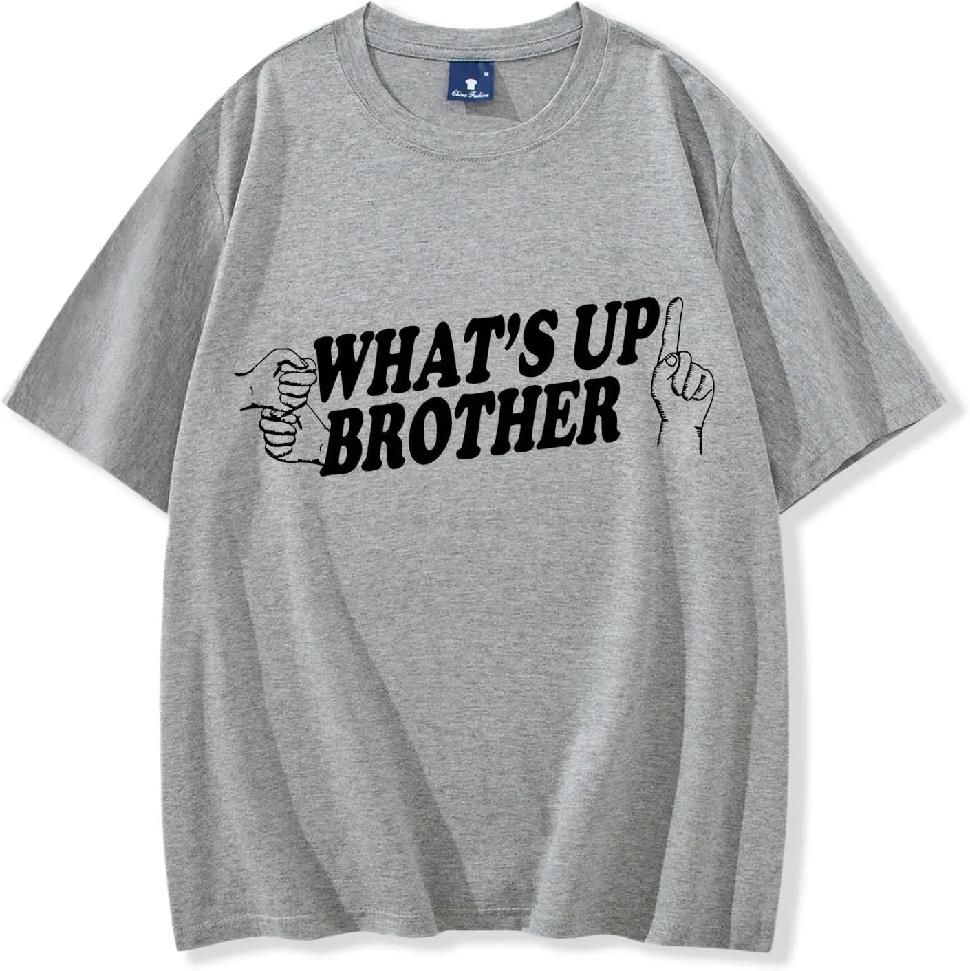 

Футболка с надписью «What's Up»