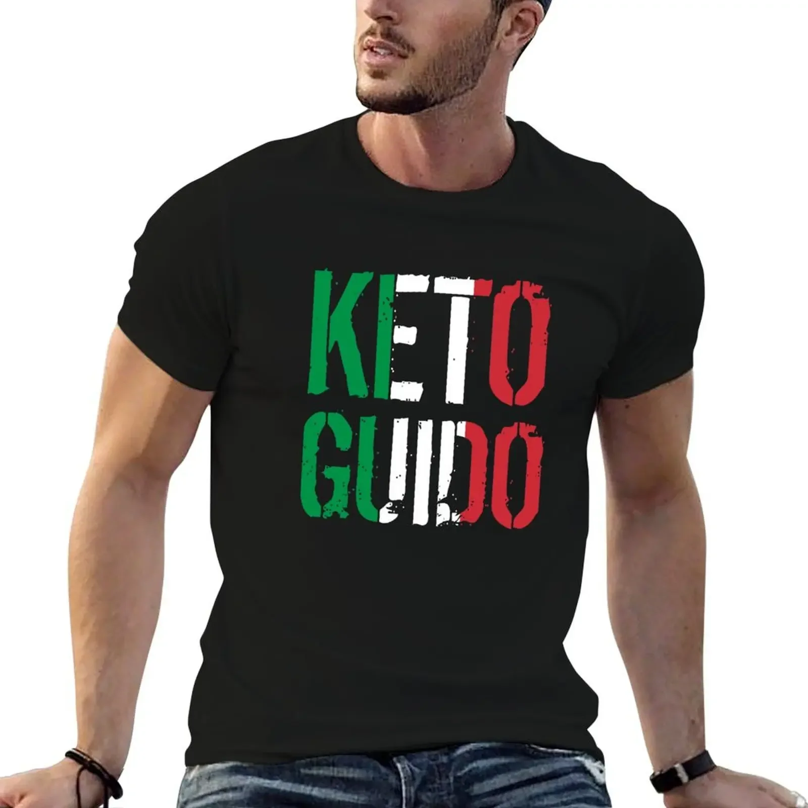 

Keto Guido Funny Italian Keto Diet T-Shirt blanks shirts graphic tee Men's clothing