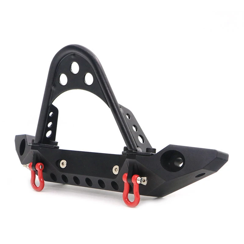 For 1/10 Simulation Climbing Car Bumper Trx4 Scx10 90046 Metal Front And Rear Anti-Collision Spare Tire Spare Tire Rack