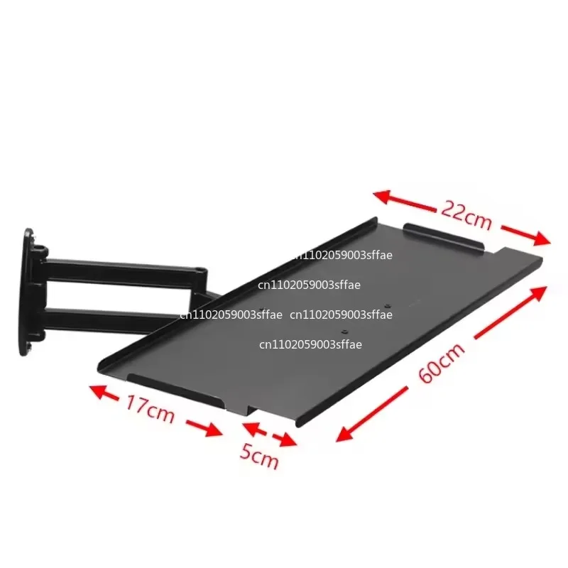 

Настенный телескопический регулируемый гоночный эмулятор, алюминиевый кронштейн, специальная пластина с беспроводной мышью и вращающимся держателем клавиатуры