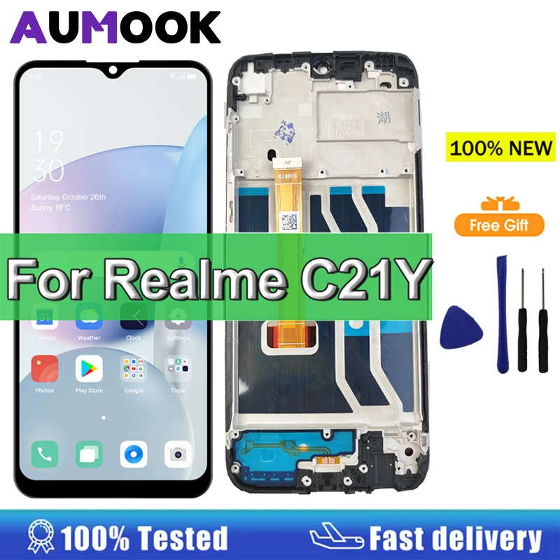 تقرير ونصيحة حول شاشة LCD 6.5 بوصة لـ Oppo Realme C21Y C21 RMX3261، RMX3263
