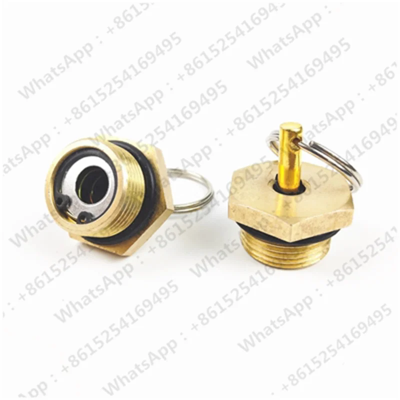 For CNHTC SINOTRUK HOWO SITRAK SHACMAN Gas Reservoir Drain Valve Screw Pure Copper Waterproof Valve Screw