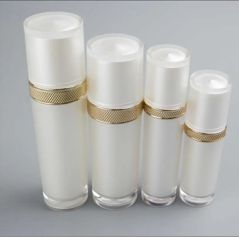 100ml pearl white acrylic/plastic bottle serum/lotion/emulsion/foundation/essence moisture toner gel skin care cosmetic packing