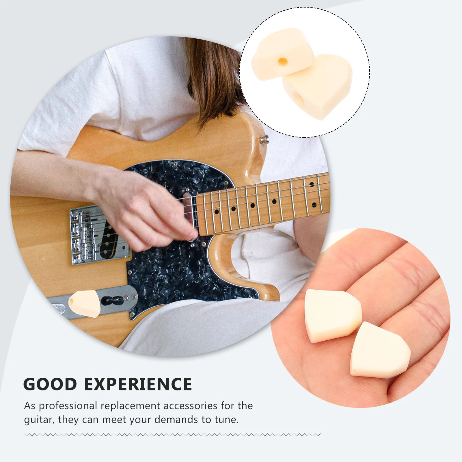 

1Set Vintage Guitar String Tuning Pegs Acrylic Material Durable Practical Accessories for Guitar Enthusiasts Tuning Peg Button