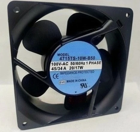 

Brand New 4715TS-10W-B50 AC100V 20/17W 12038 12cm Full Metal Cooling Fan Expedited shipping