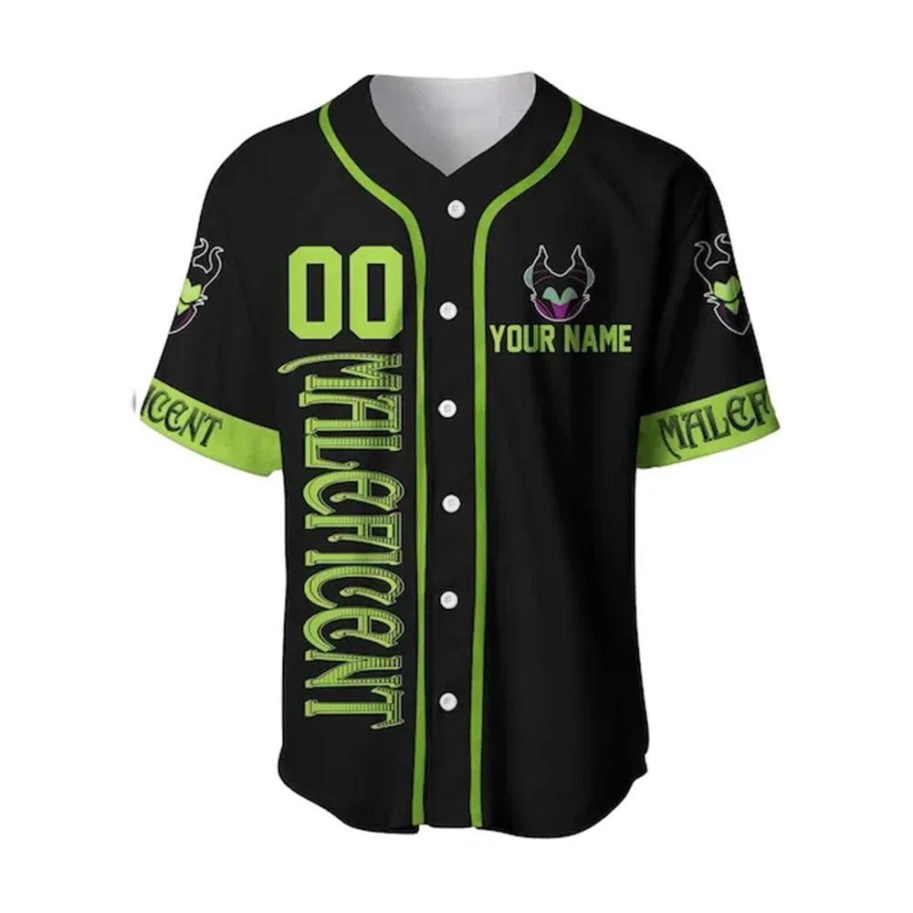 الشرير بلوتو البيسبول جيرسي للجنسين الكرتون نمط عارضة البيسبول جيرسي ديزني مخصص اسم البيسبول جيرسي عارضة الرياضة