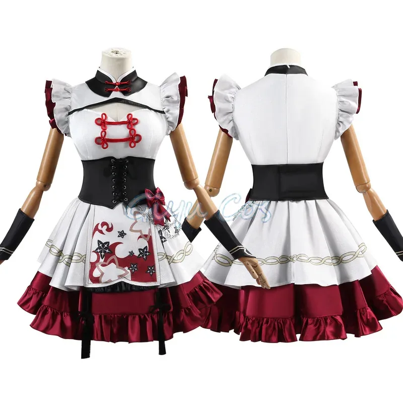 Wuthering موجات ويستليك كاميليا تأثيري حلي الكبار كرنفال أنيمي هالوين ملابس تنكرية للحفلات تنكرية المرأة موحدة