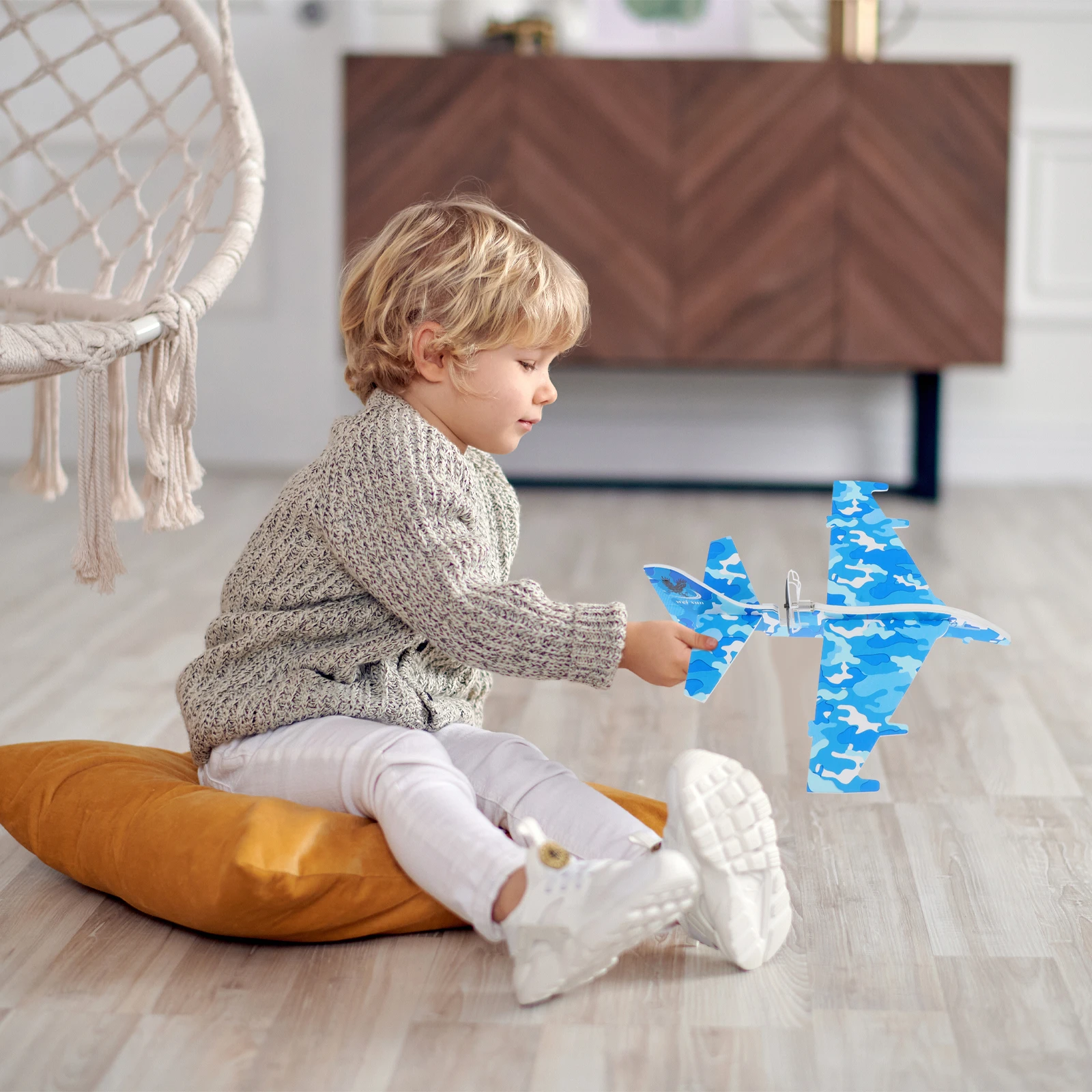 

Electric Glider Flying Toys Children's Airplane Model with Lights Foam Luminous