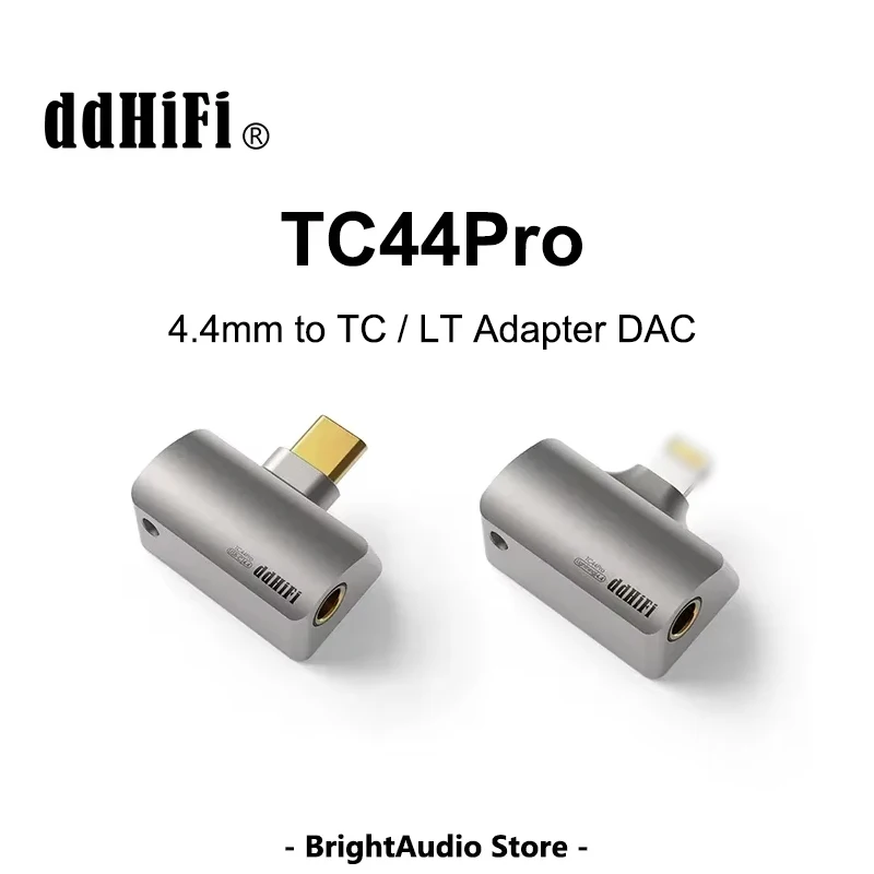 DD ddHiFi TC44Pro The 3rd Gen 4.4mm Balanced to USB C LT Adapter DAC Dongle Dual CS43198 CS43131 DSD256 PCM384 Hidizs