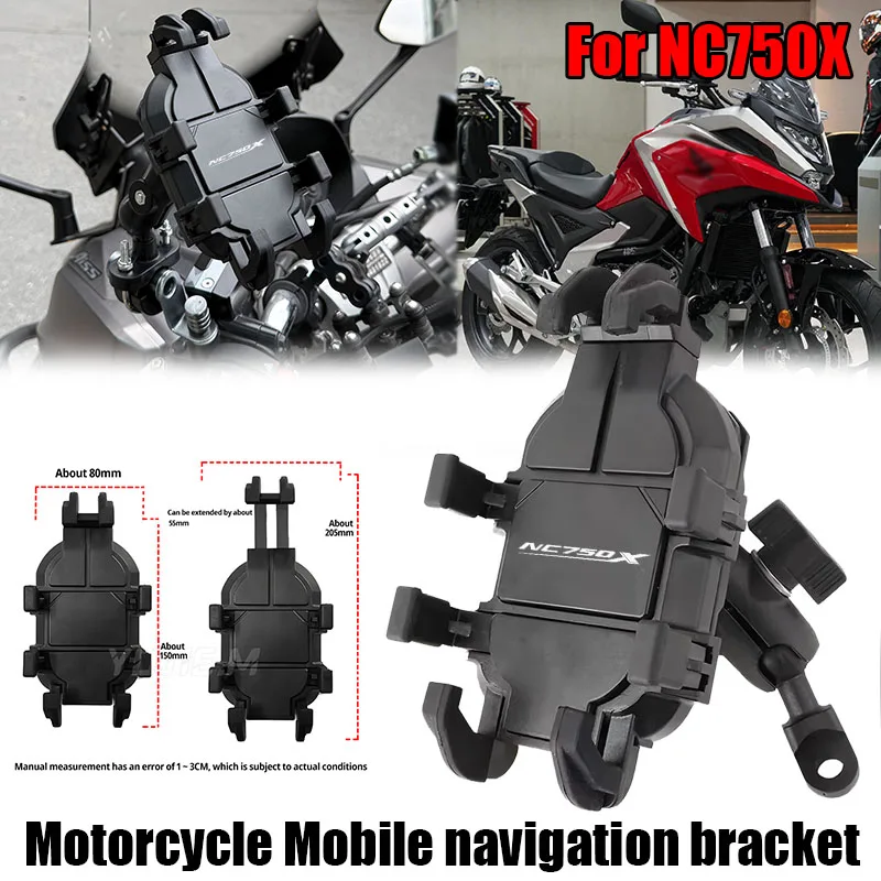

Motorcycle Handlebar Mobile Phone Bracket Navigation Stand Holder For NC700 NC700S NC700X NC750 NC750S NC750X AccessoriesM