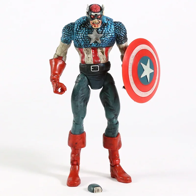 Marvel Select Zombie Captain America Spiderman Action Figure Loose