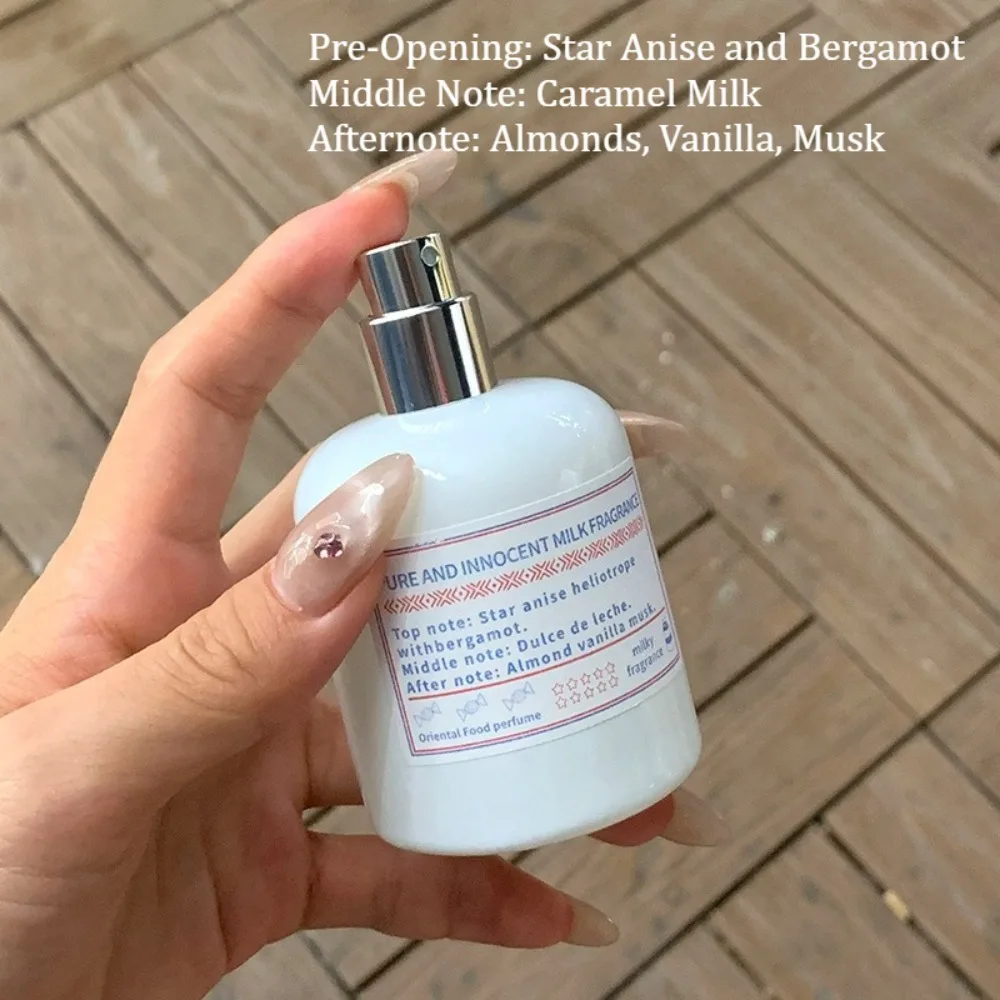 

50 ml Milk-Scented Perfume: A fresh, long-lasting niche gourmand-scented EDP for women,perfect for a date Perfume Gift