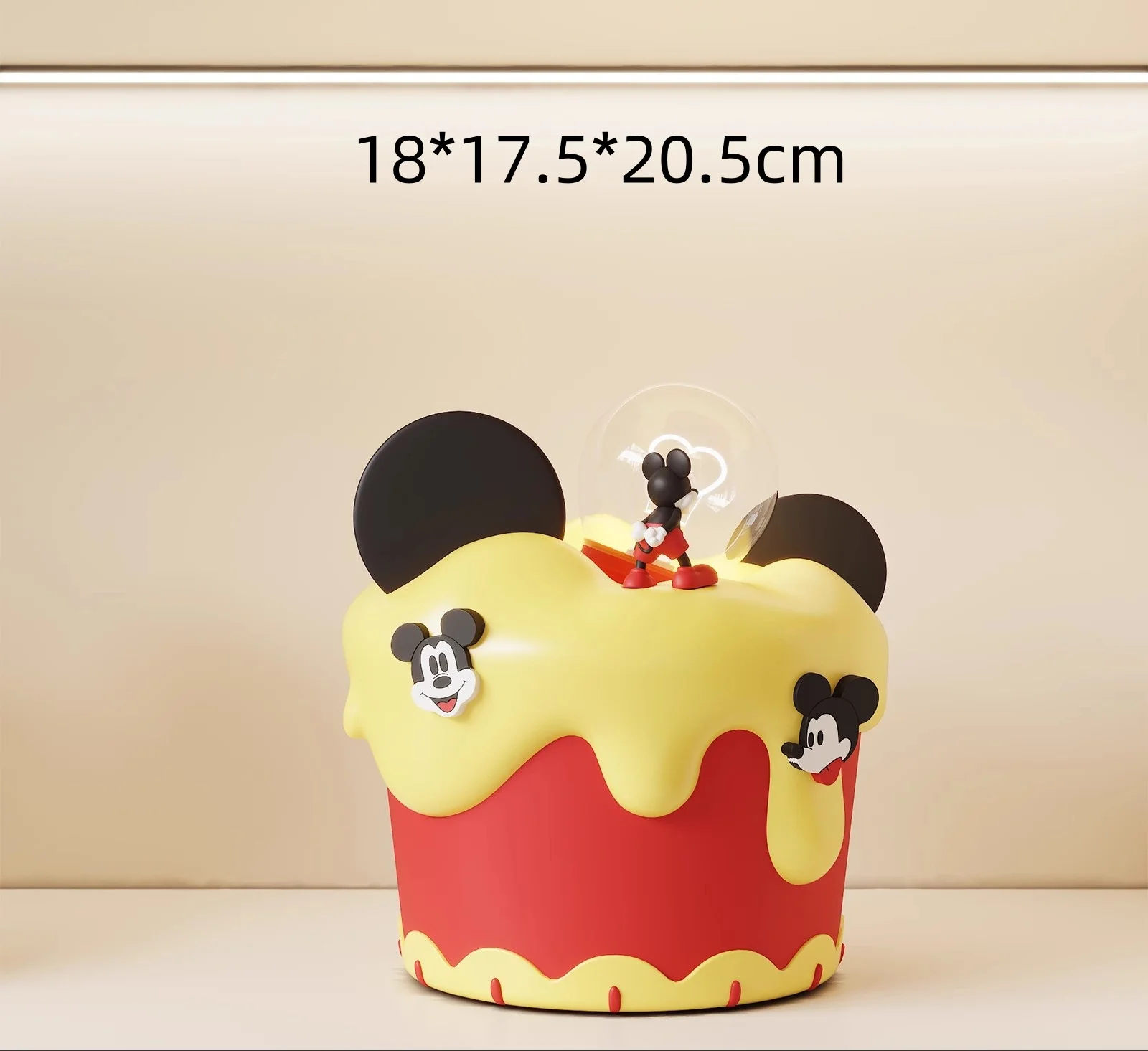 

[VIP] Микки Маус подставка для книг, украшение из смолы, фигурка, креативная ваза, зеркало для макияжа, игрушки, коллекция статуй, модель, украшение комнаты