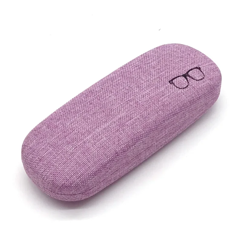 High Quality Glasses Case For Men Women Linen Cloth Eyeglass Cases Cover Hard Portable Spectacles Box Holder Eyewear Storage