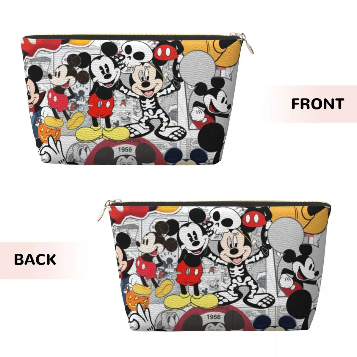 Custom Travel Comics Mickey Mouse Toiletry Bag Portable Cartoon Cosmetic Makeup Organizer Women Beauty Storage Dopp Kit Case