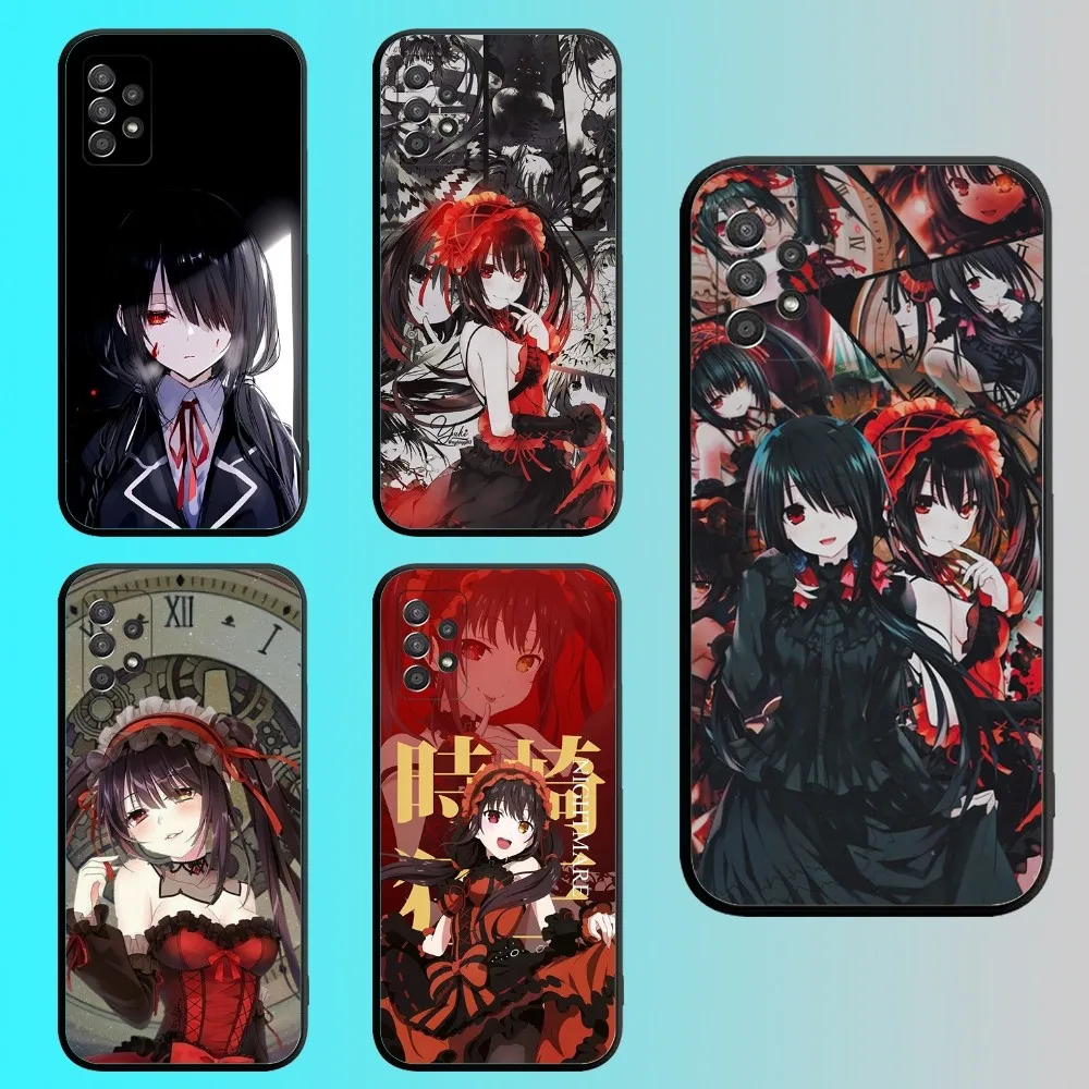 

Tokisaki Kurumi Date a live Phone Case For Samsung S 25,24,21,22,23,30,20,Ultra,Plus,Fe,Lite,Note,10,9,5G Black Soft