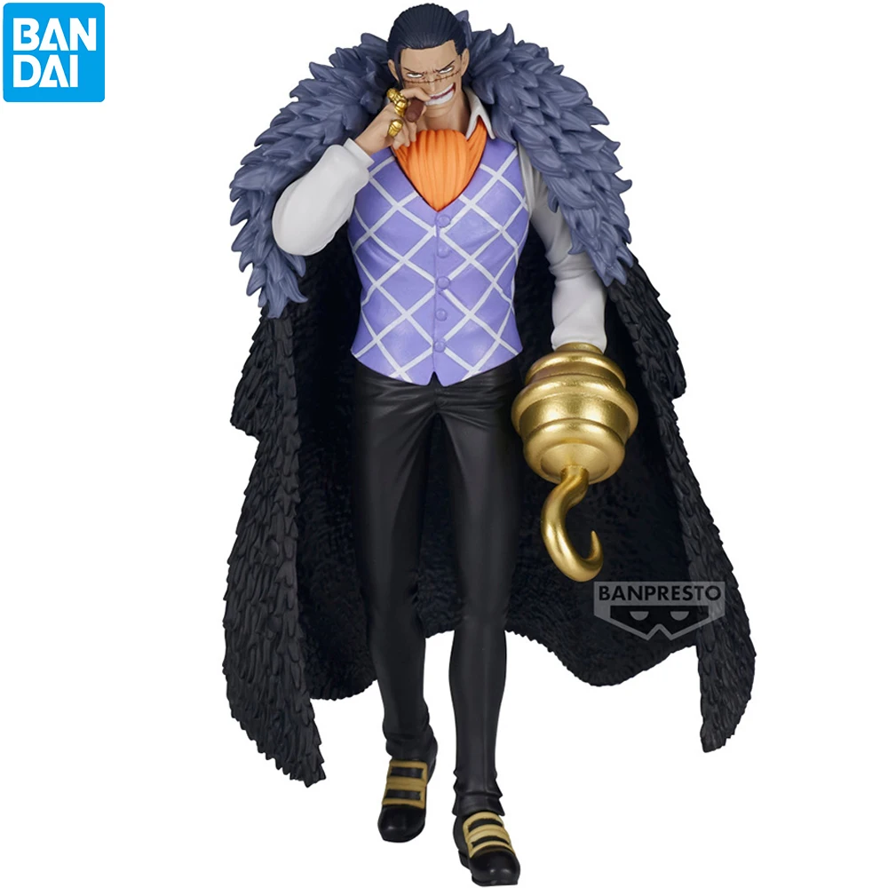 Original In Stock Bandai Banpresto One Piece The Shukko Sir Crocodile Action Figures Model Toys Anime Figure Collectibles Gift