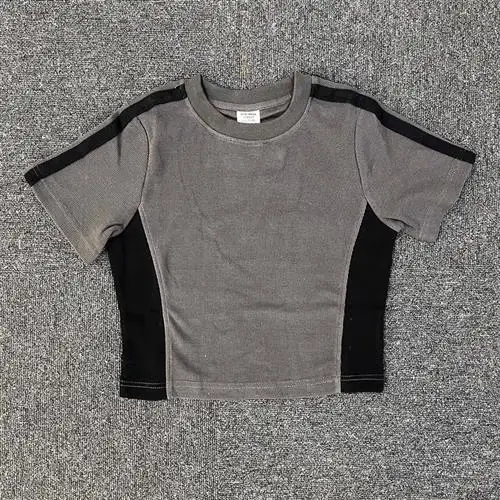 Gothique Y2K T-shirt femme Faion haut d'été à la mode gothique Sle 00% autres matériaux automne dames Dr