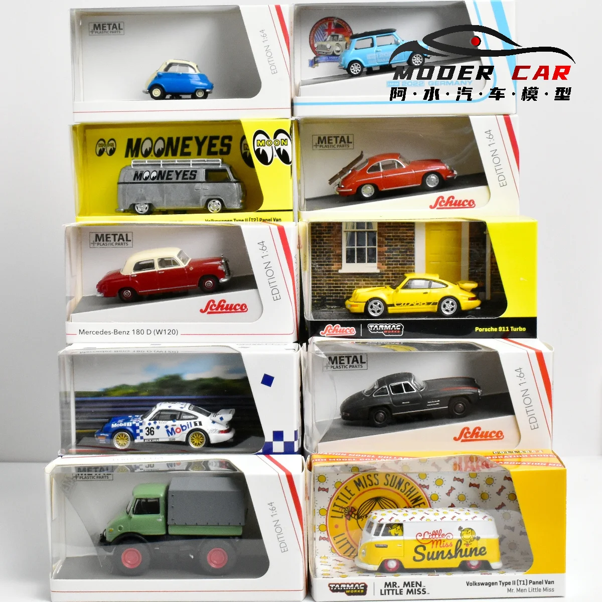 

Модель автомобиля под давлением 1:64 schuco TW Tarmac 911 GT2 964 R34