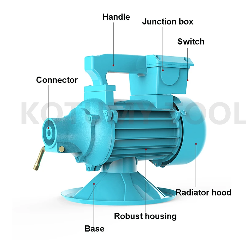 Multi-function Single PhaseConcrete Vibrator Hand-Held Concrete Vibration Portable Trowel Cement Vibrator Construction Tool