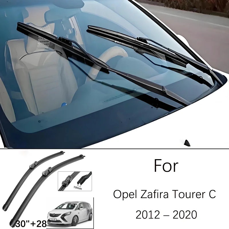 

For Opel Zafira Tourer C 2012-2020 2013 2014 2015 30 28 Inch Front Wiper Blades Windshield Windscreen Window Accessories