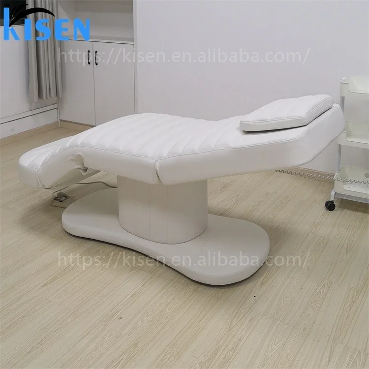 Lit de luxe pour les cils, couvre-lit de beauté, chaise de beauté électrique, table de massage facial, 2024