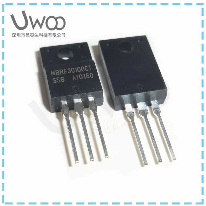 kaiweikdic New imported original MBR30100CT MBRF30100CT 30A100V Schottky diode rectifier liquid crystal power supply tube